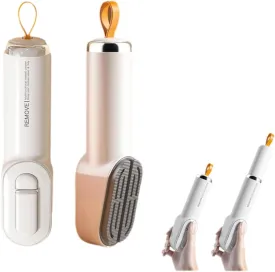 2 in 1 Lint Remover, Sticky Retractable Lint Roller Cleaner and Reusable Lint Remover Brush, Pet Hair Remover for Furniture, Couch, Carpet, Clothing and Bedding. Portable Lint Remover for Traveling