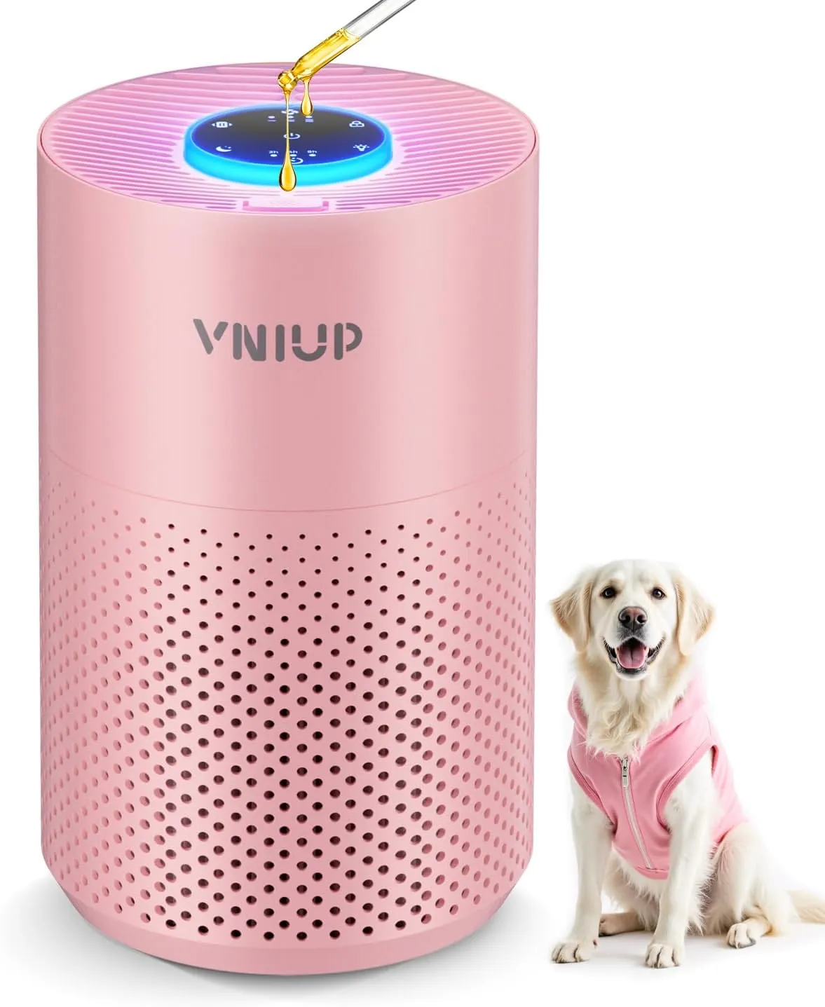  Air Purifiers for Home Bedroom up to 800 ft, VNIUP H14 HEPA Room Air Purifiers for Bedroom with Fragrance Function, with Sleep Mode& Light Mode Air Cleaner for Pet Dander Odor Dust Smoke