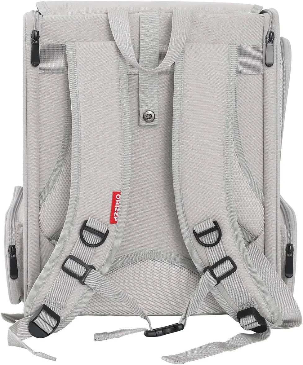 Bird Backpack, Bird Travel Carrier with Stand Perch, Airline Approved Grey Bird Backpack Carrier