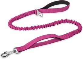 BUMBIN 6Ft Dog Leash - Large & Medium Dogs, Bungee Leash with 2 Handles, No Pull Shock Absorbing, Pink