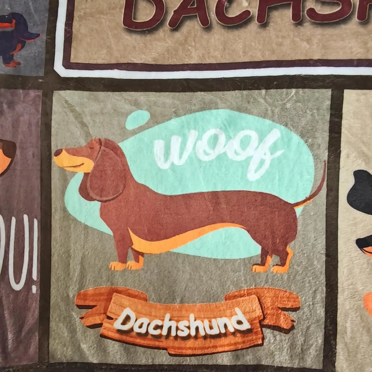 Dachshund Blanket, Wiener Dogs Throw Blanket, I Love Dachshunds Soft Flannel Stuffed Animal Blankets Dachshund Gifts for Women (Dachshund 3, 47"x 60")