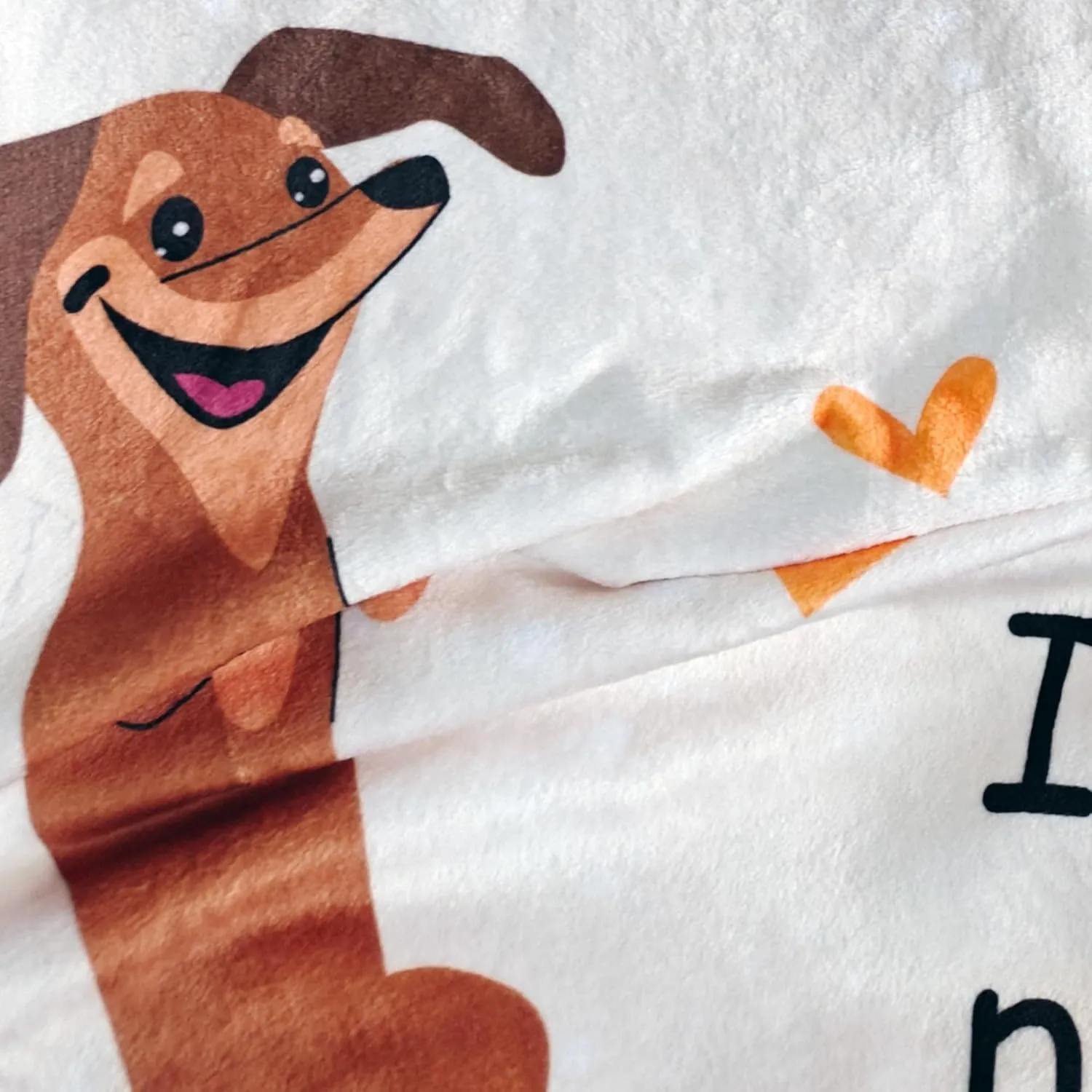 Dachshund Blanket, Wiener Dogs Throw Blanket, I Love Pets Soft Flannel Stuffed Dachshunds Blankets Gifts for Women (Dachshund 6, 47"x 60")