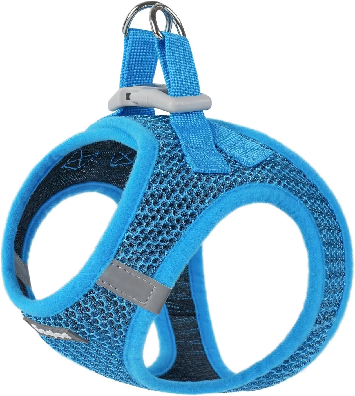 Eagloo Small Dog Harness and Leash Set, Step in Puppy Vest with Breathable Soft Mesh, Easy Walk Reflective Pet Harness for Medium Small Dogs, Blue, L