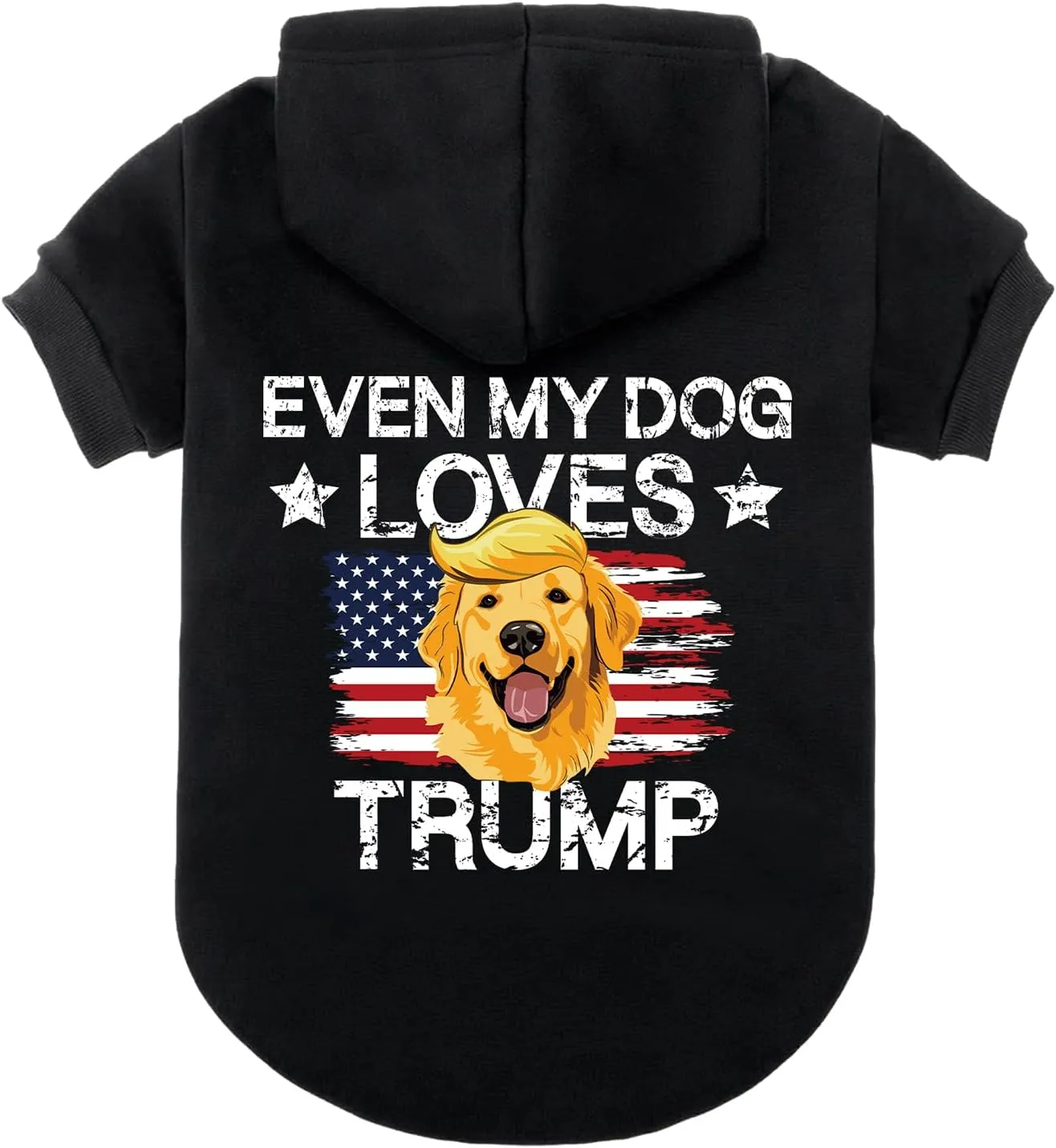 EXPAWLORER Dog Hoodie - Funny Costume Outfit Warm Fleece Sweater With Leash Hole, Sweatshirt With Hood, Cozy Soft Clothes for Small Medium Large Dogs, Small