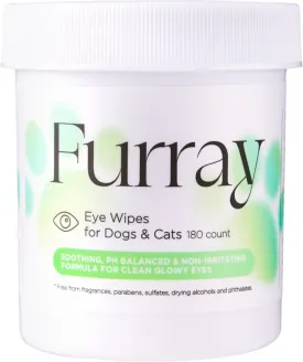 Eye Cleaning Wipes for Dogs and Cats 180 Count | Small-Medium Breeds | Gentle & Effective Gunk & Debris Removal | Reduces Tear Stains | Hypoallergenic, pH-Balanced, Non-Scented with Aloe