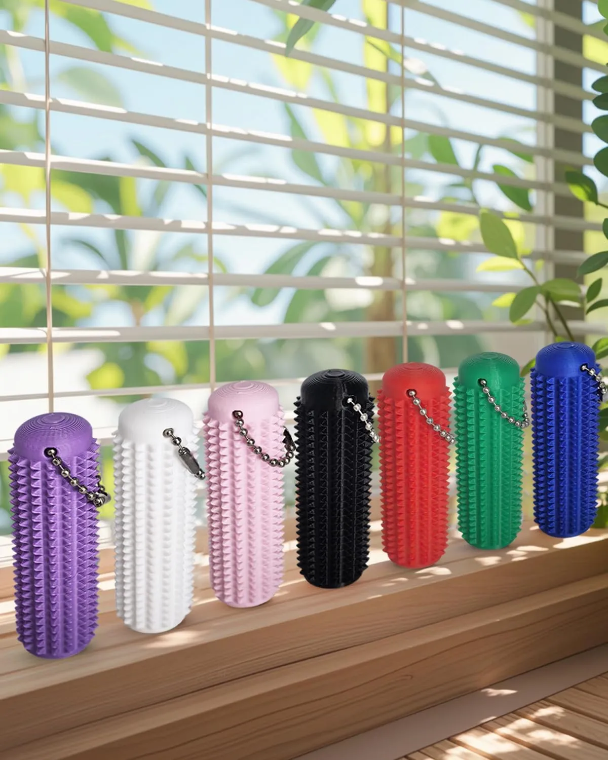 Little Ouchies Pain Fidget Toys for Adults, Spiky Sensory Anxiety Relief Stimming Tools, Pocket Stress Fidget Keychain with Spiky Texture, Pain Stim Fidget for Adults Anxiety & Stress Management