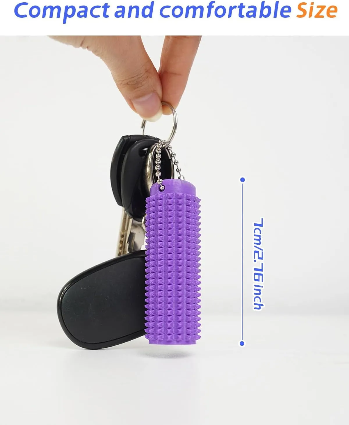 Little Ouchies Pain Fidget Toys for Adults, Spiky Sensory Anxiety Relief Stimming Tools, Pocket Stress Fidget Keychain with Spiky Texture, Pain Stim Fidget for Adults Anxiety & Stress Management