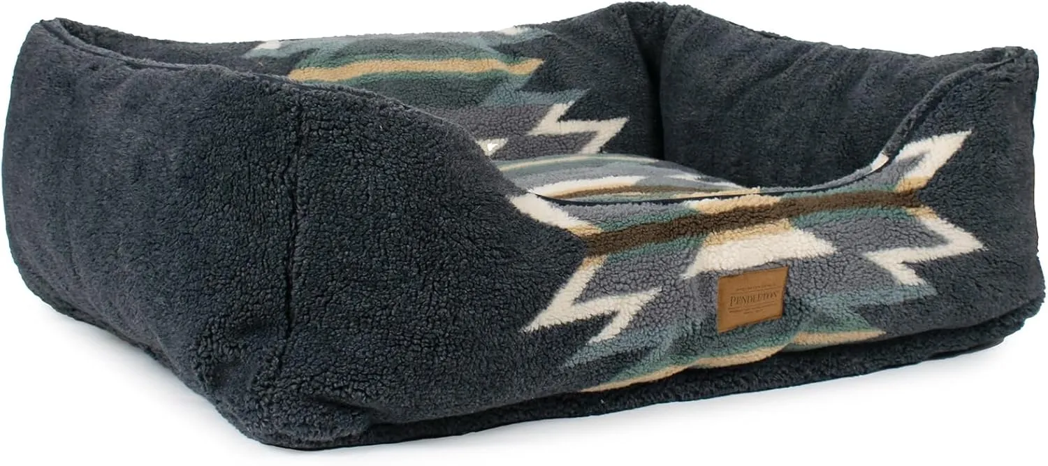 PENDLETON Berber Kuddler Dog Bed - Wyeth Trail Oxford, L