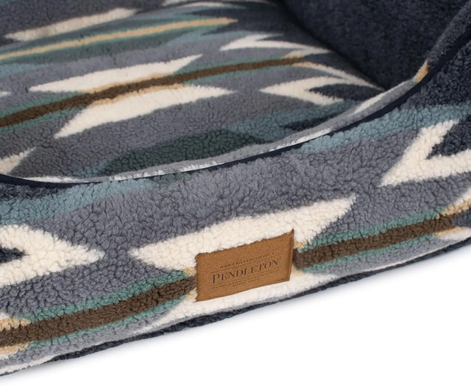 PENDLETON Berber Kuddler Dog Bed - Wyeth Trail Oxford, L