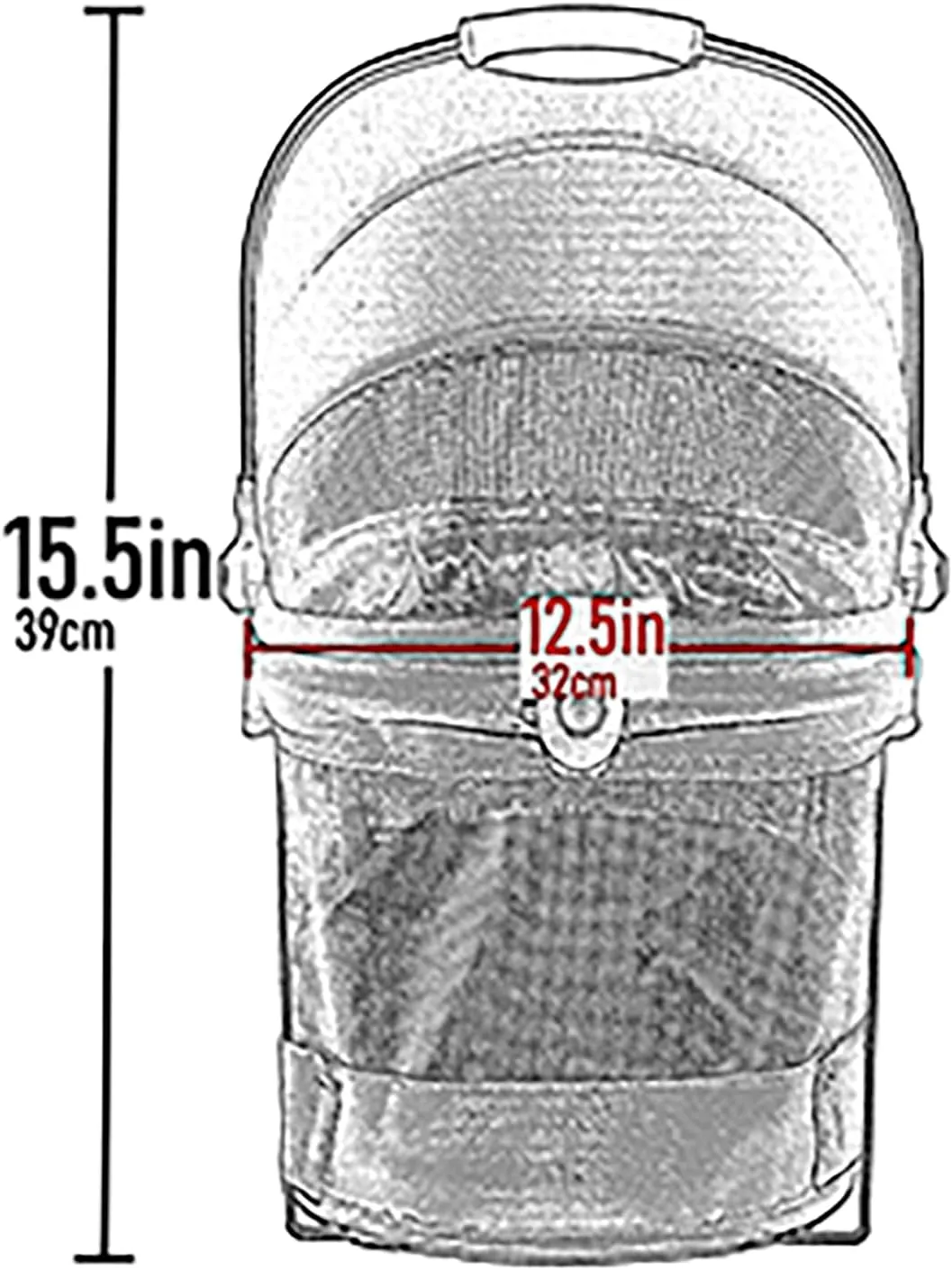 Pet Gear No-Zip View 360 Ultra Lite Pet Safety Carrier & Car Seat for Small Dogs & Cats Push Button Entry, 15", Larkspur,View 360 Ultra Light 15-inch,Larkspur