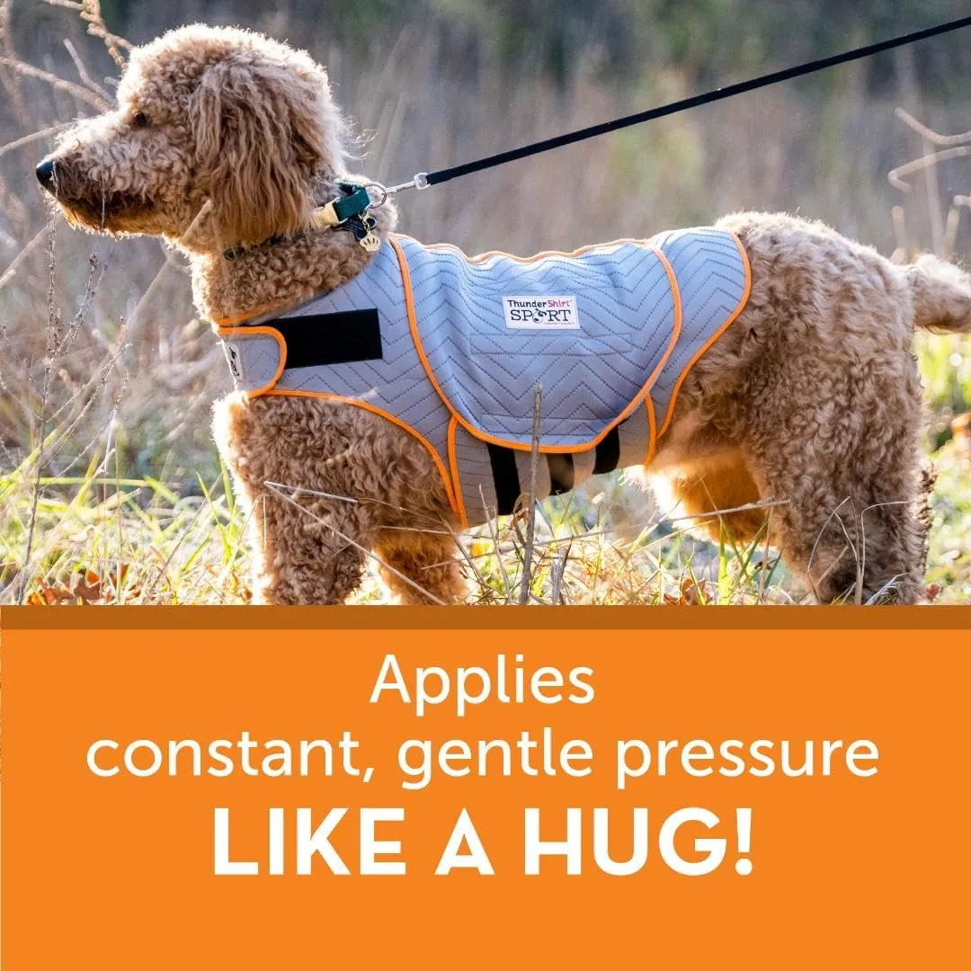 ThunderShirt for Dogs, Medium, Platinum Sport - Dog Anxiety Relief Calming Vest